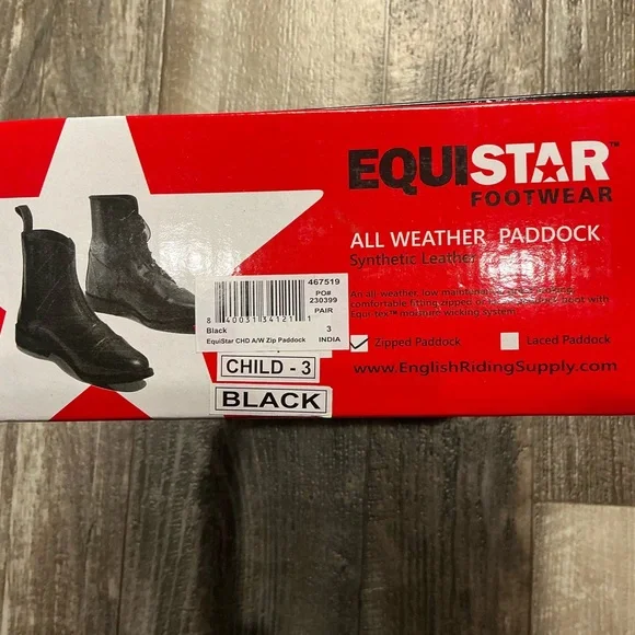 Stylish Black Kids Rain Boots Size 3 - Picture 9 of 12